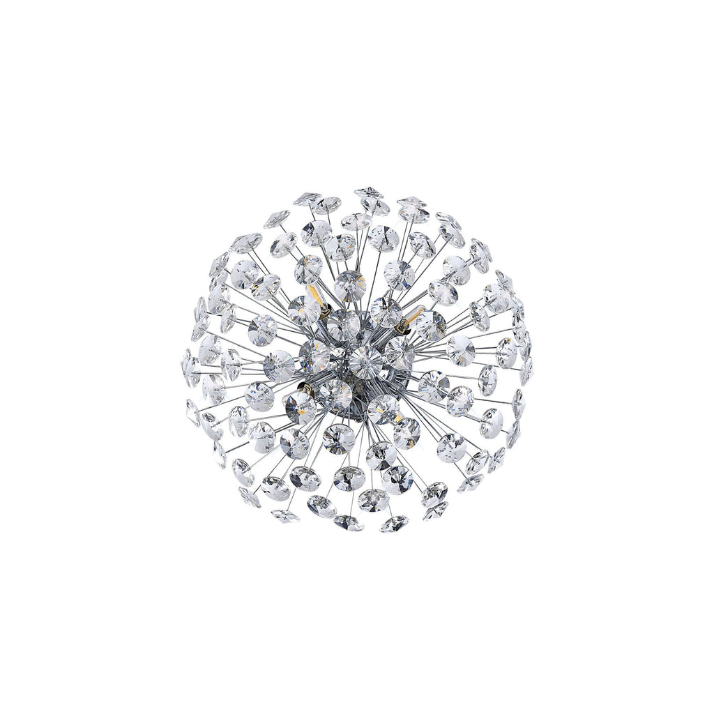 NL86929 Paris 4 Light Ceiling Light Polished Chrome Crystal