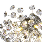 NL86929 Paris 4 Light Ceiling Light Polished Chrome Crystal