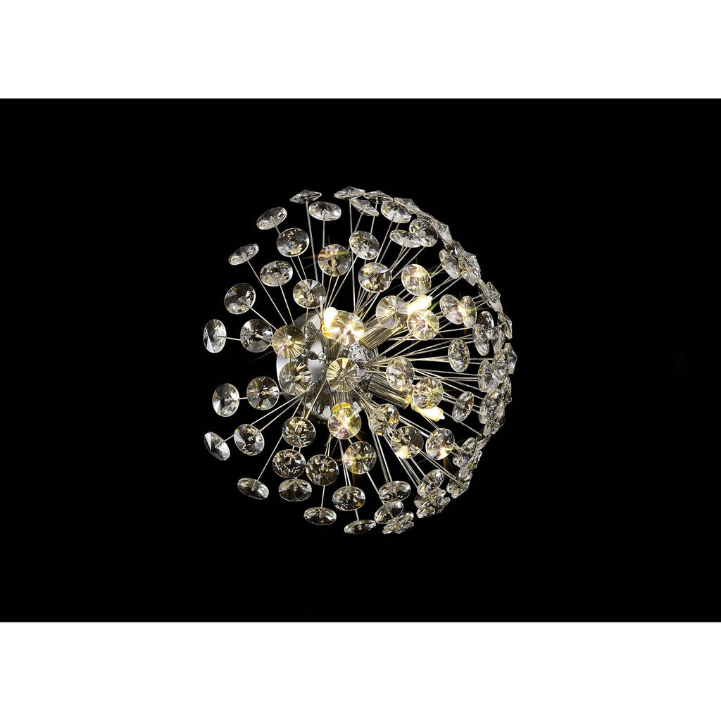 NL86929 Paris 4 Light Ceiling Light Polished Chrome Crystal