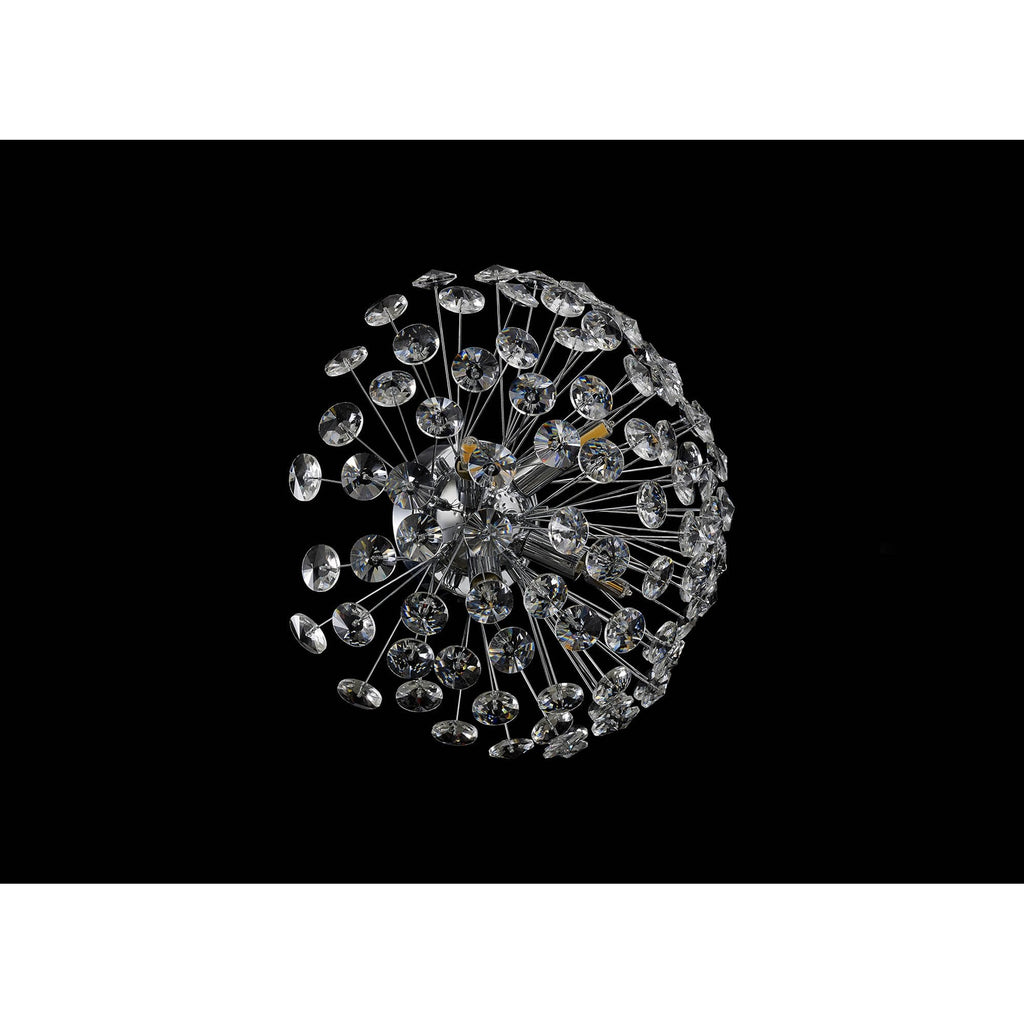 NL86929 Paris 4 Light Ceiling Light Polished Chrome Crystal