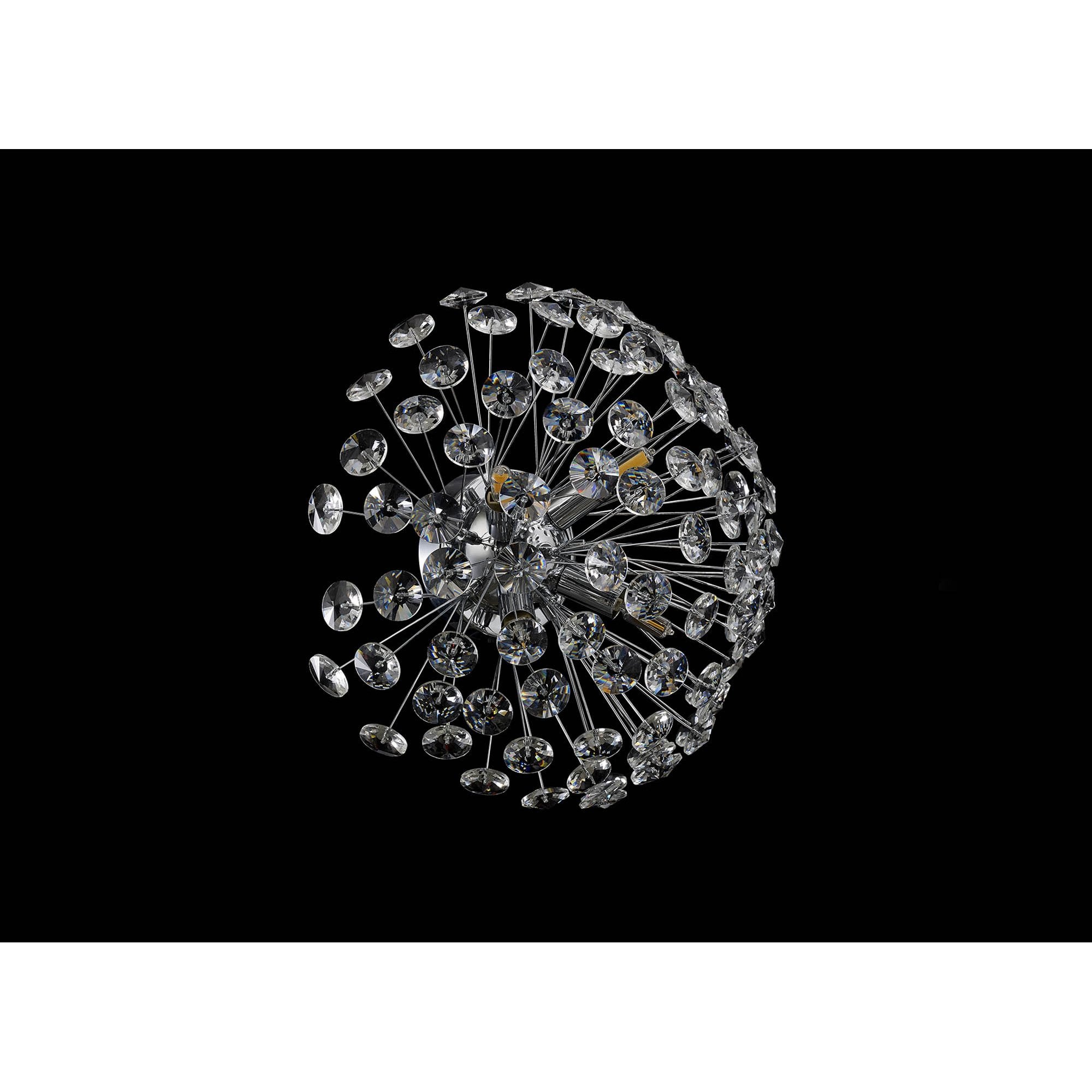 NL86929 Paris 4 Light Ceiling Light Polished Chrome Crystal