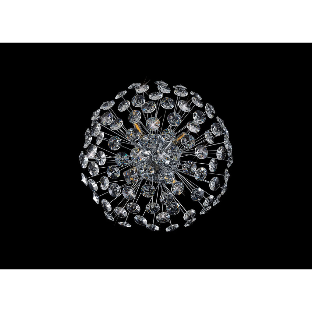 NL86929 Paris 4 Light Ceiling Light Polished Chrome Crystal