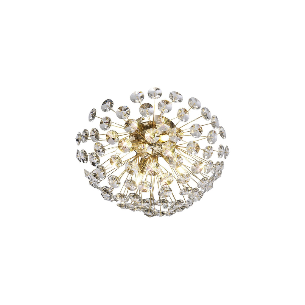 NL86939 Paris 4 Light Ceiling Light French Gold Crystal