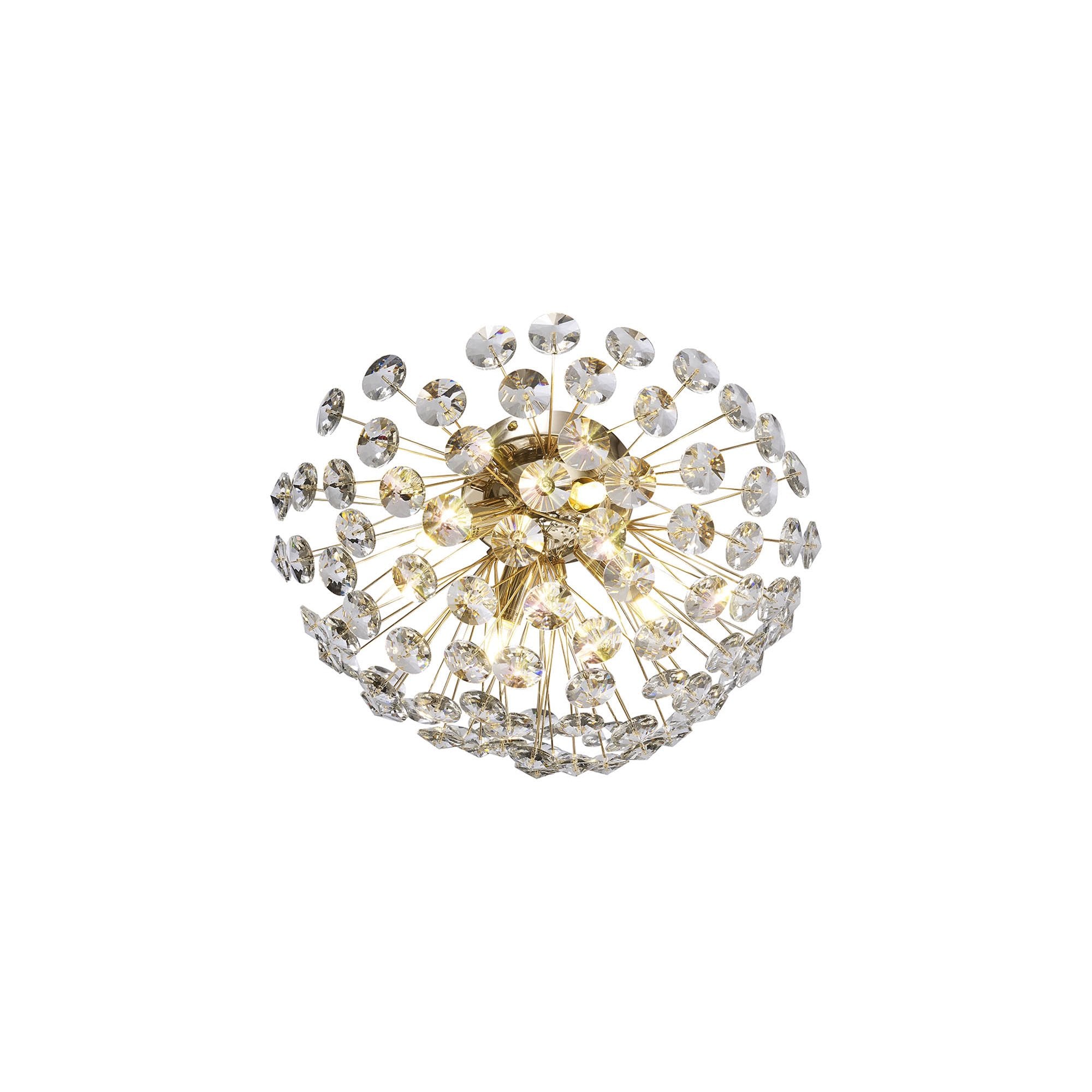 NL86939 Paris 4 Light Ceiling Light French Gold Crystal