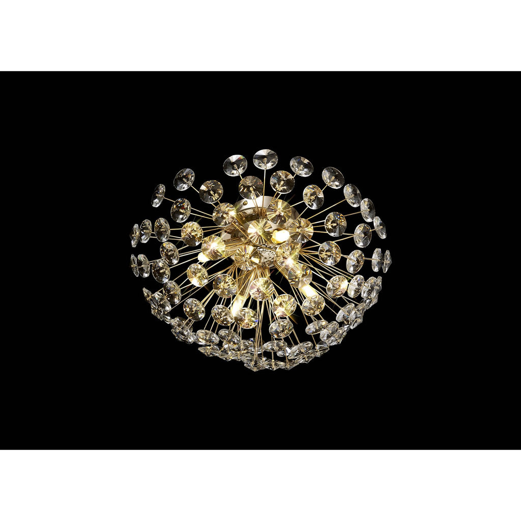 NL86939 Paris 4 Light Ceiling Light French Gold Crystal