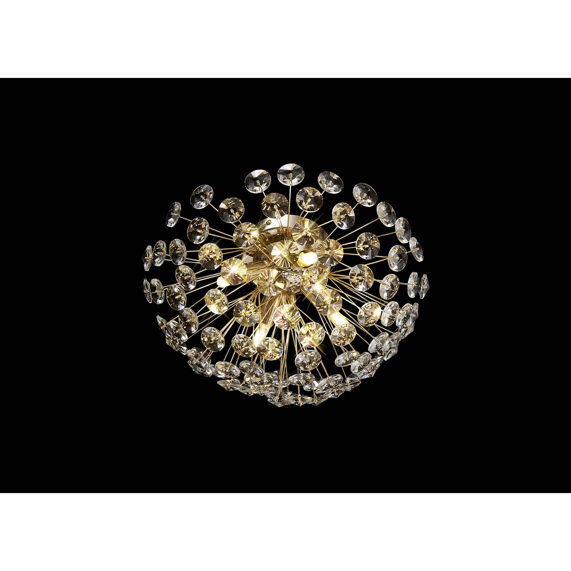 NL86939 Paris 4 Light Ceiling Light French Gold Crystal