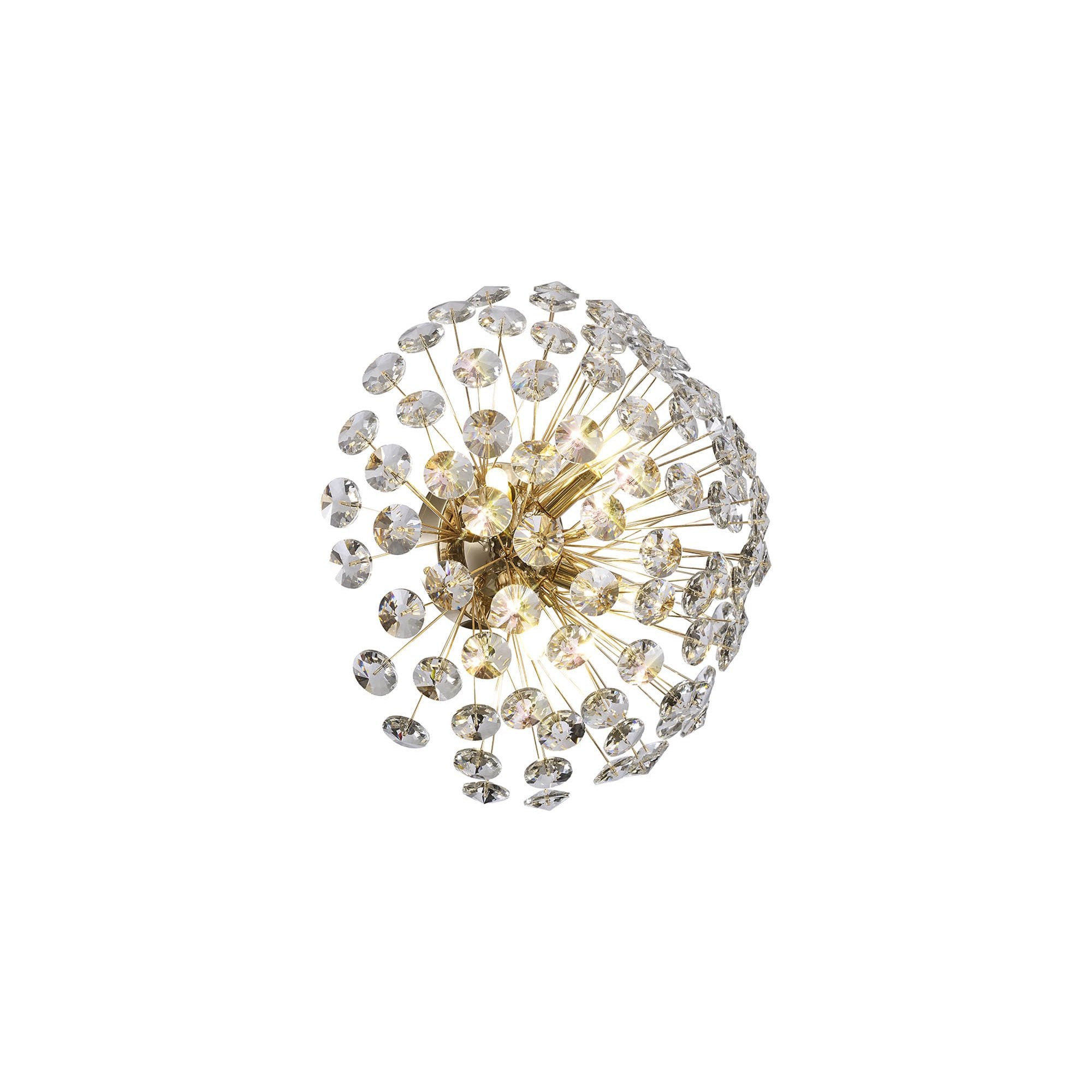 NL86939 Paris 4 Light Ceiling Light French Gold Crystal