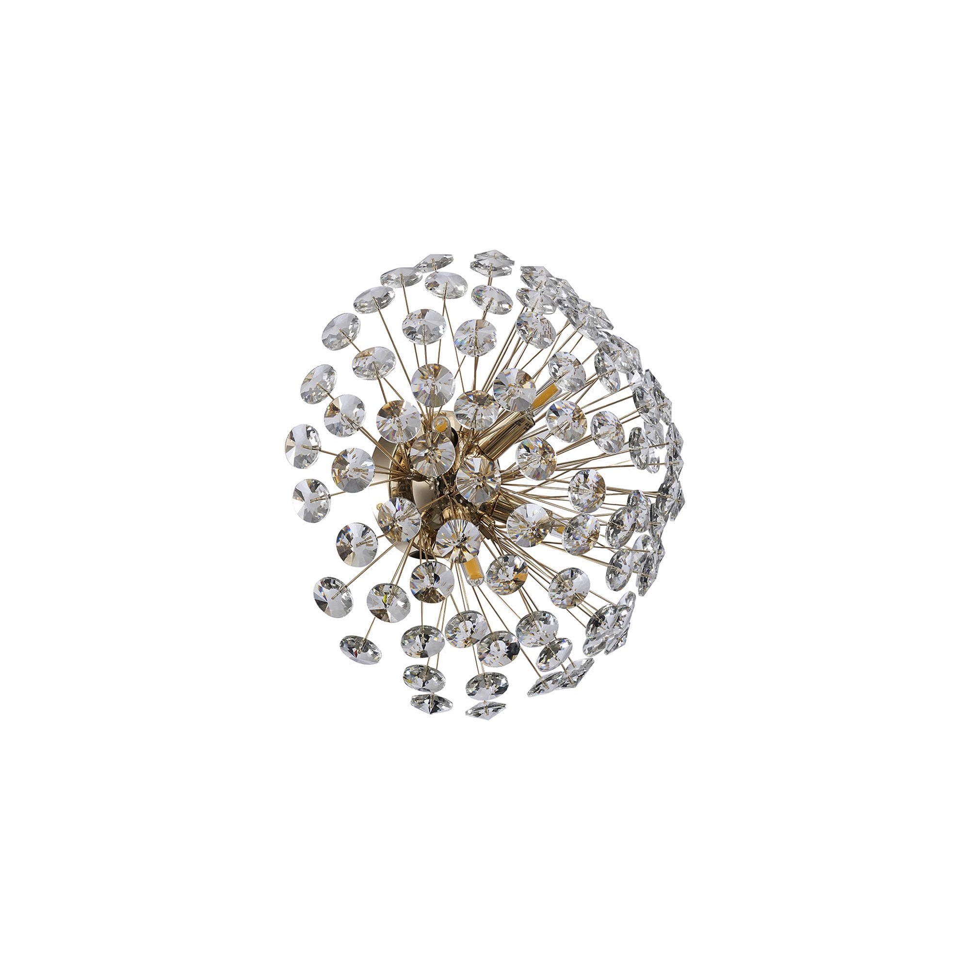 NL86939 Paris 4 Light Ceiling Light French Gold Crystal