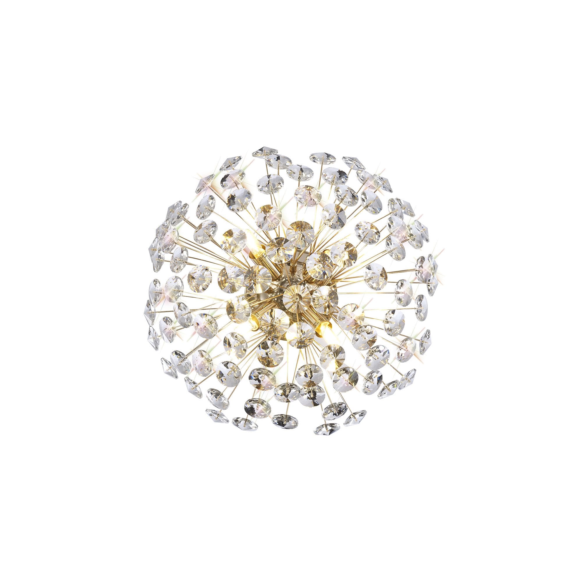 NL86939 Paris 4 Light Ceiling Light French Gold Crystal