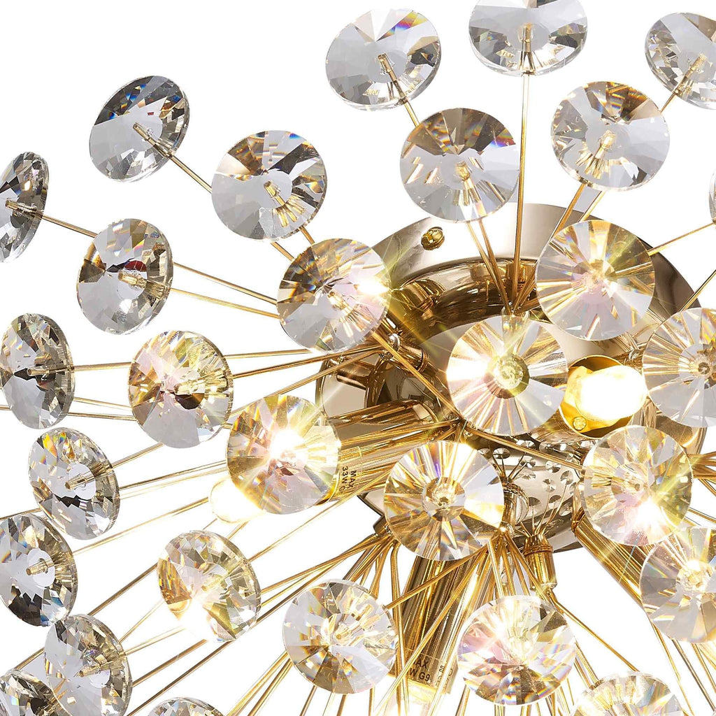 NL86939 Paris 4 Light Ceiling Light French Gold Crystal