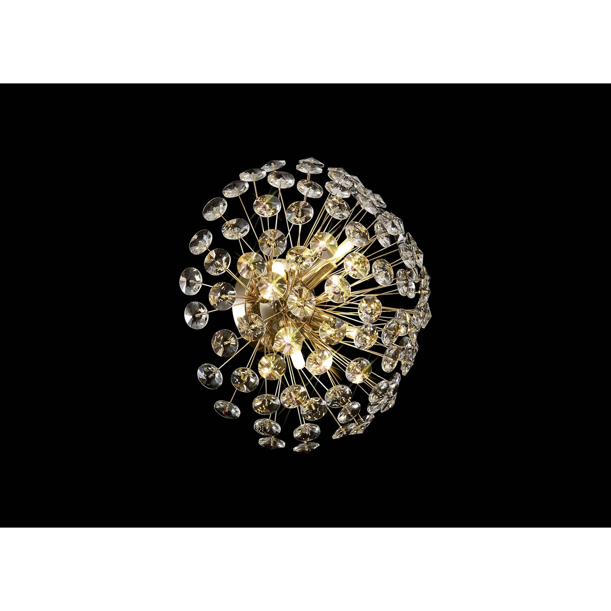 NL86939 Paris 4 Light Ceiling Light French Gold Crystal