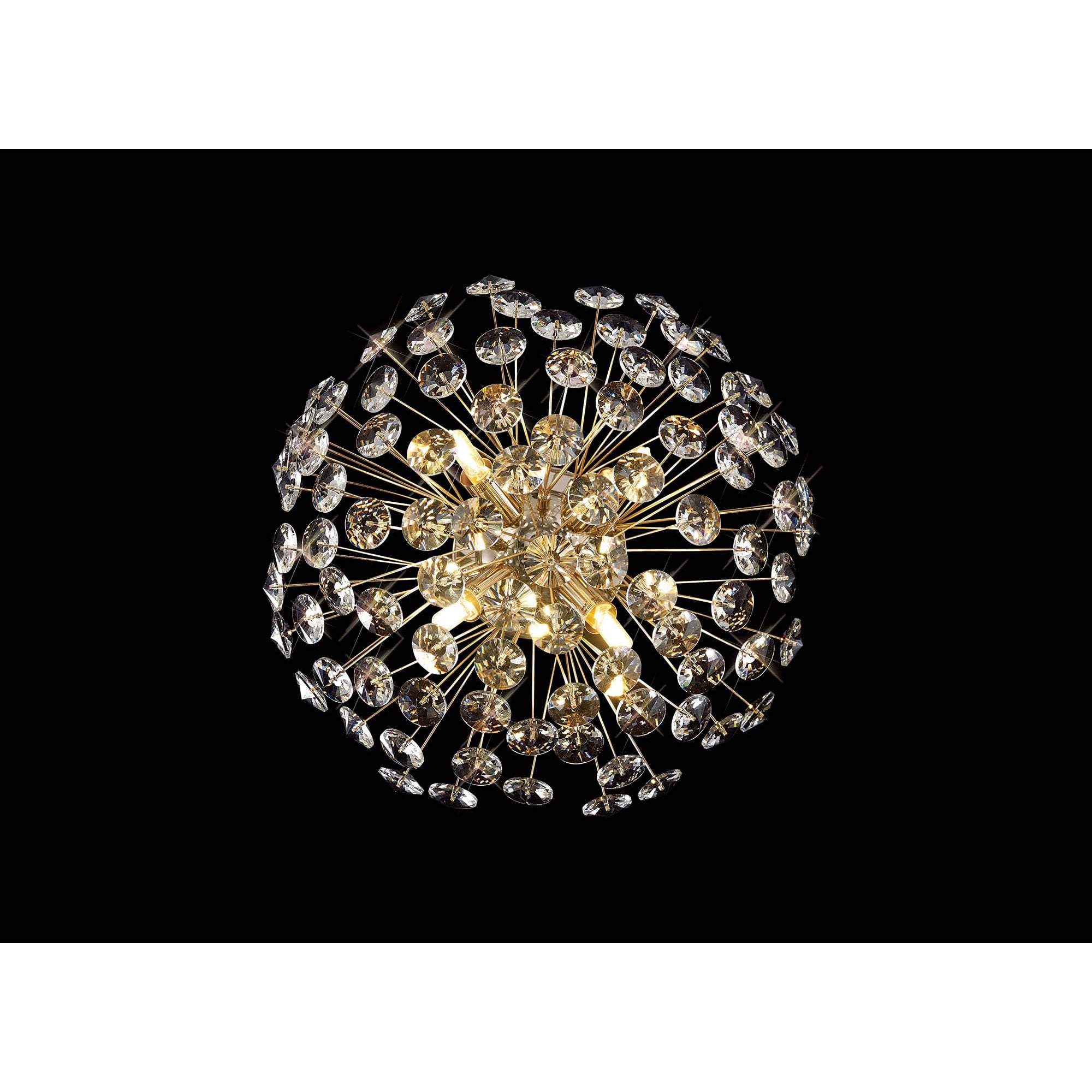 NL86939 Paris 4 Light Ceiling Light French Gold Crystal