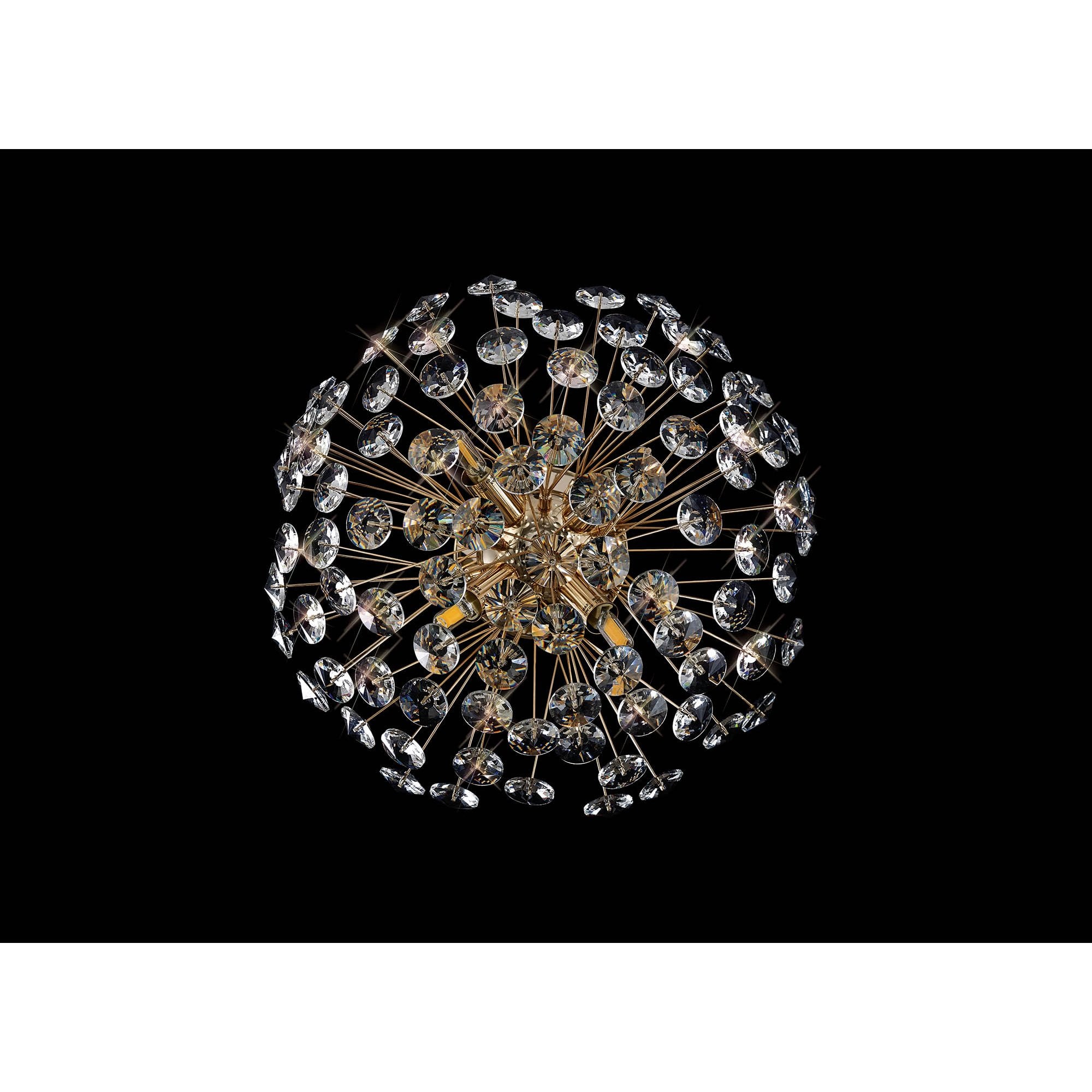 NL86939 Paris 4 Light Ceiling Light French Gold Crystal