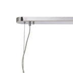 NL87759 Paris 10 Light Oblong Linear Pendant Polished Chrome Crystal