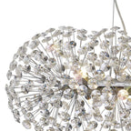 NL87759 Paris 10 Light Oblong Linear Pendant Polished Chrome Crystal