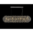 NL87769 Paris 14 Light Oblong Linear Pendant Polished Chrome Crystal