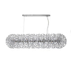 NL87769 Paris 14 Light Oblong Linear Pendant Polished Chrome Crystal