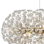 NL87779 Paris 10 Light Oblong Linear Pendant French Gold Crystal