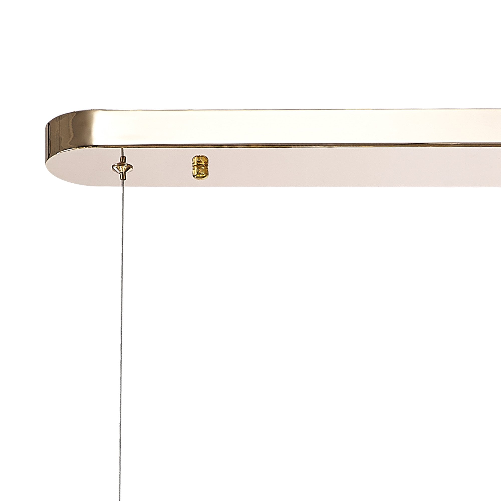NL87789 Paris 14 Light Oblong Linear Pendant French Gold Crystal