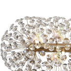 NL87789 Paris 14 Light Oblong Linear Pendant French Gold Crystal