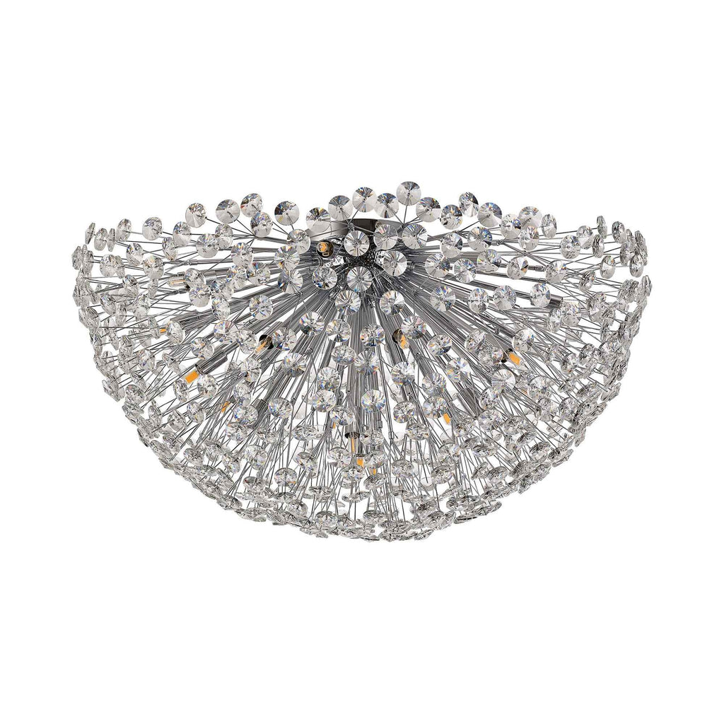 NL99729 Paris 21 Light Ceiling Light Polished Chrome Crystal