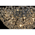 NL99729 Paris 21 Light Ceiling Light Polished Chrome Crystal