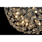 NL99729 Paris 21 Light Ceiling Light Polished Chrome Crystal