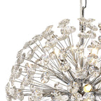 NL99739 Paris 9 Light Pendant Polished Chrome Crystal