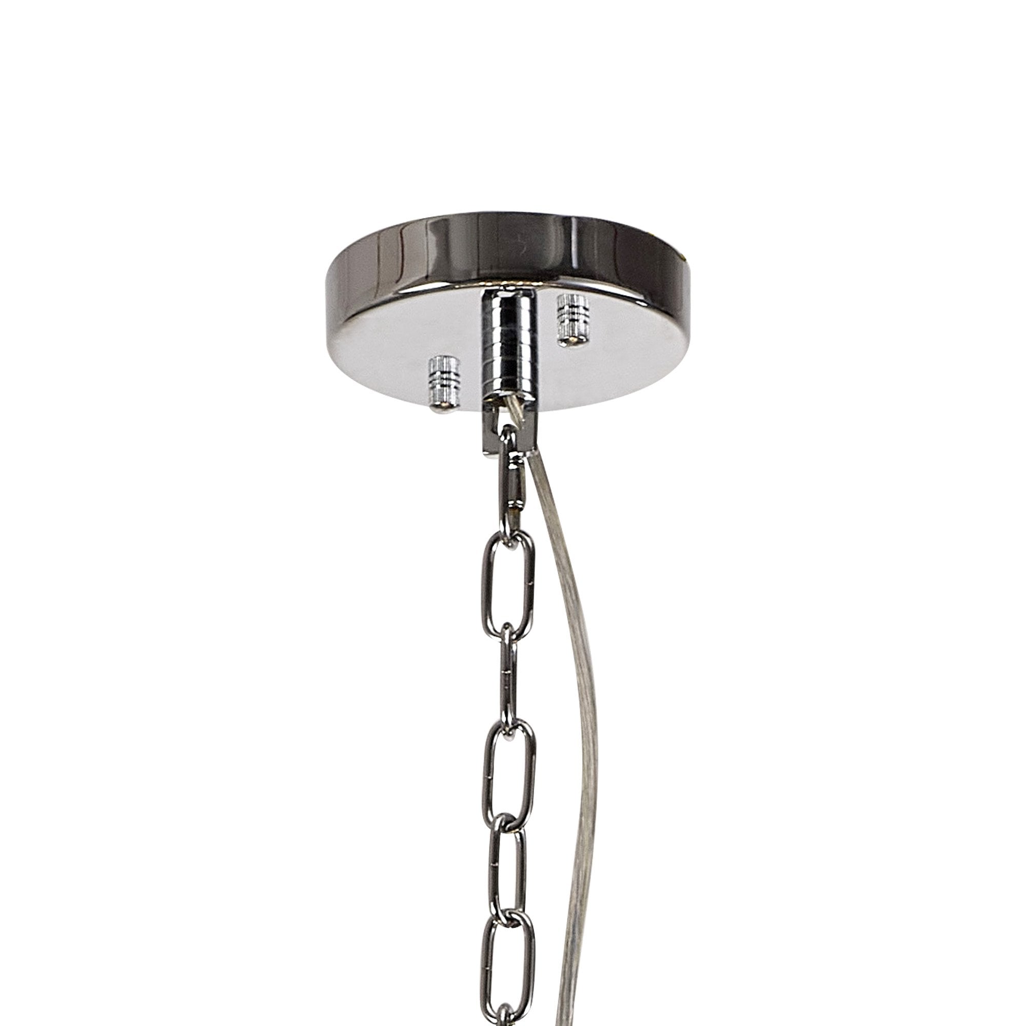 NL99749 Paris 12 Light Pendant Polished Chrome Crystal