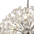 NL99749 Paris 12 Light Pendant Polished Chrome Crystal