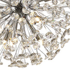 NL99749 Paris 12 Light Pendant Polished Chrome Crystal