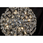 NL99749 Paris 12 Light Pendant Polished Chrome Crystal