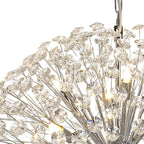 NL99759 Paris 16 Light Pendant Polished Chrome Crystal