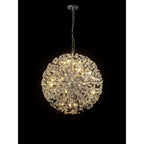 NL99769 Paris 24 Light Pendant Polished Chrome Crystal