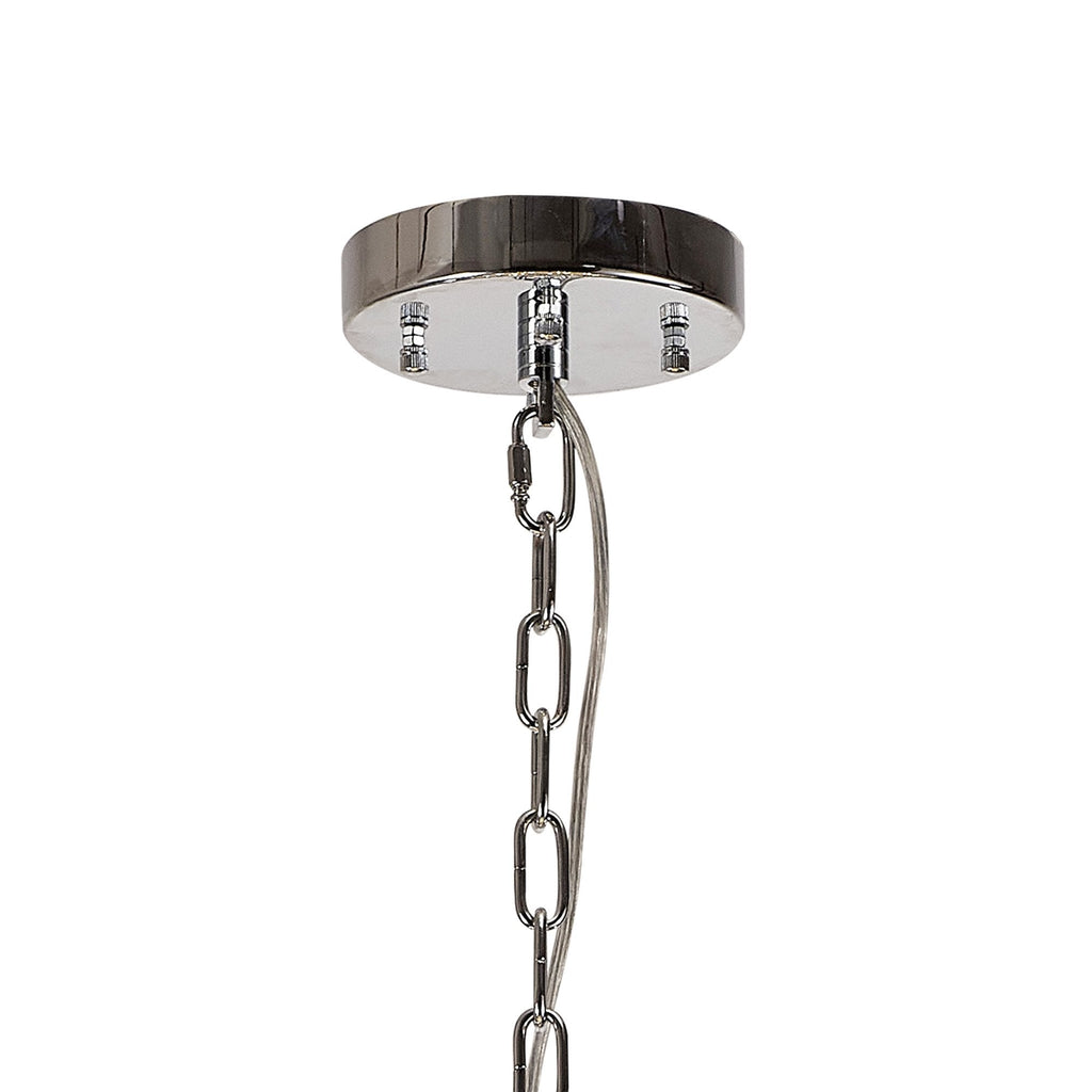 NL99769 Paris 24 Light Pendant Polished Chrome Crystal