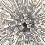 NL99769 Paris 24 Light Pendant Polished Chrome Crystal