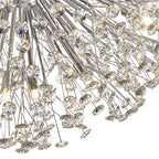 NL99769 Paris 24 Light Pendant Polished Chrome Crystal