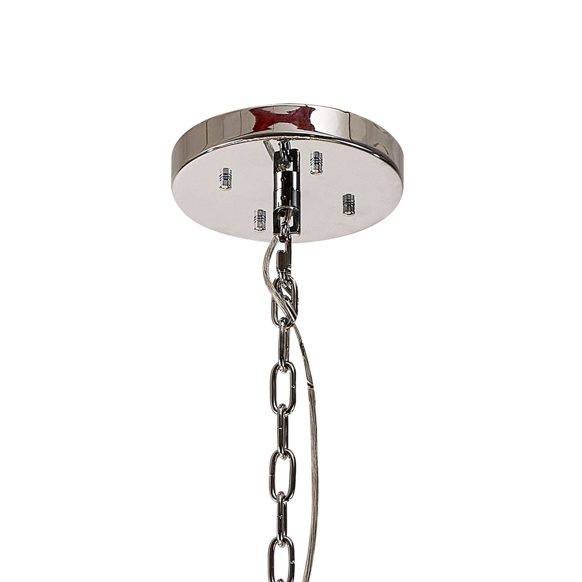 NL99779 Paris 48 Light Pendant Polished Chrome Crystal