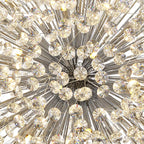 NL99779 Paris 48 Light Pendant Polished Chrome Crystal