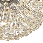 NL99779 Paris 48 Light Pendant Polished Chrome Crystal