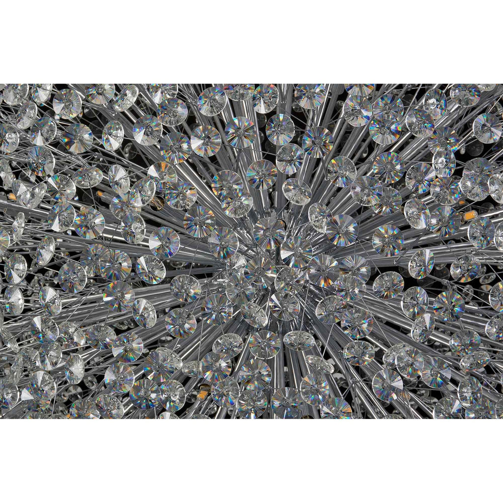 NL99779 Paris 48 Light Pendant Polished Chrome Crystal