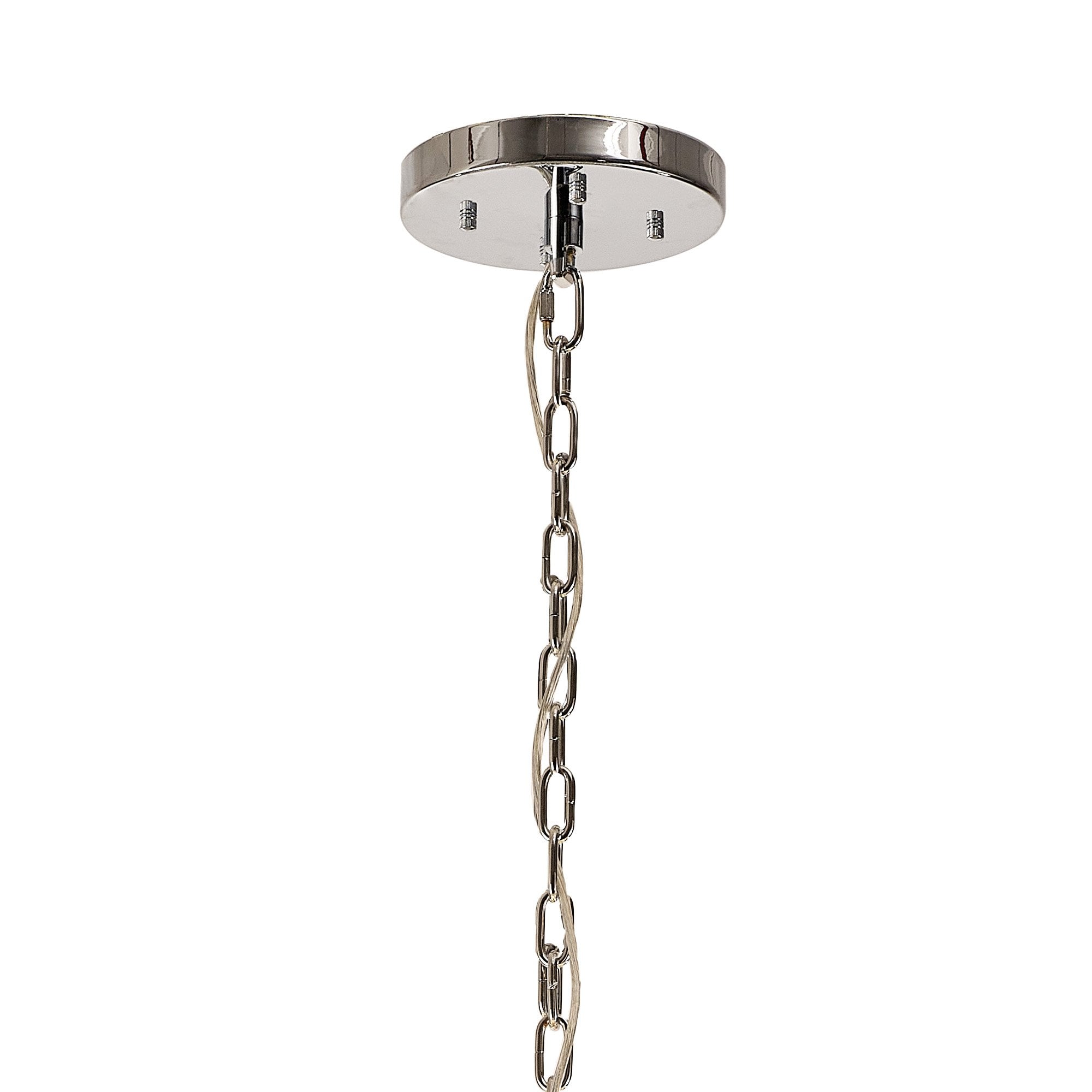 NL99789 Paris 64 Light Pendant Polished Chrome Crystal