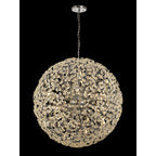 NL99789 Paris 64 Light Pendant Polished Chrome Crystal