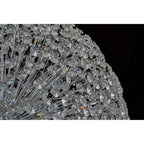 NL99789 Paris 64 Light Pendant Polished Chrome Crystal