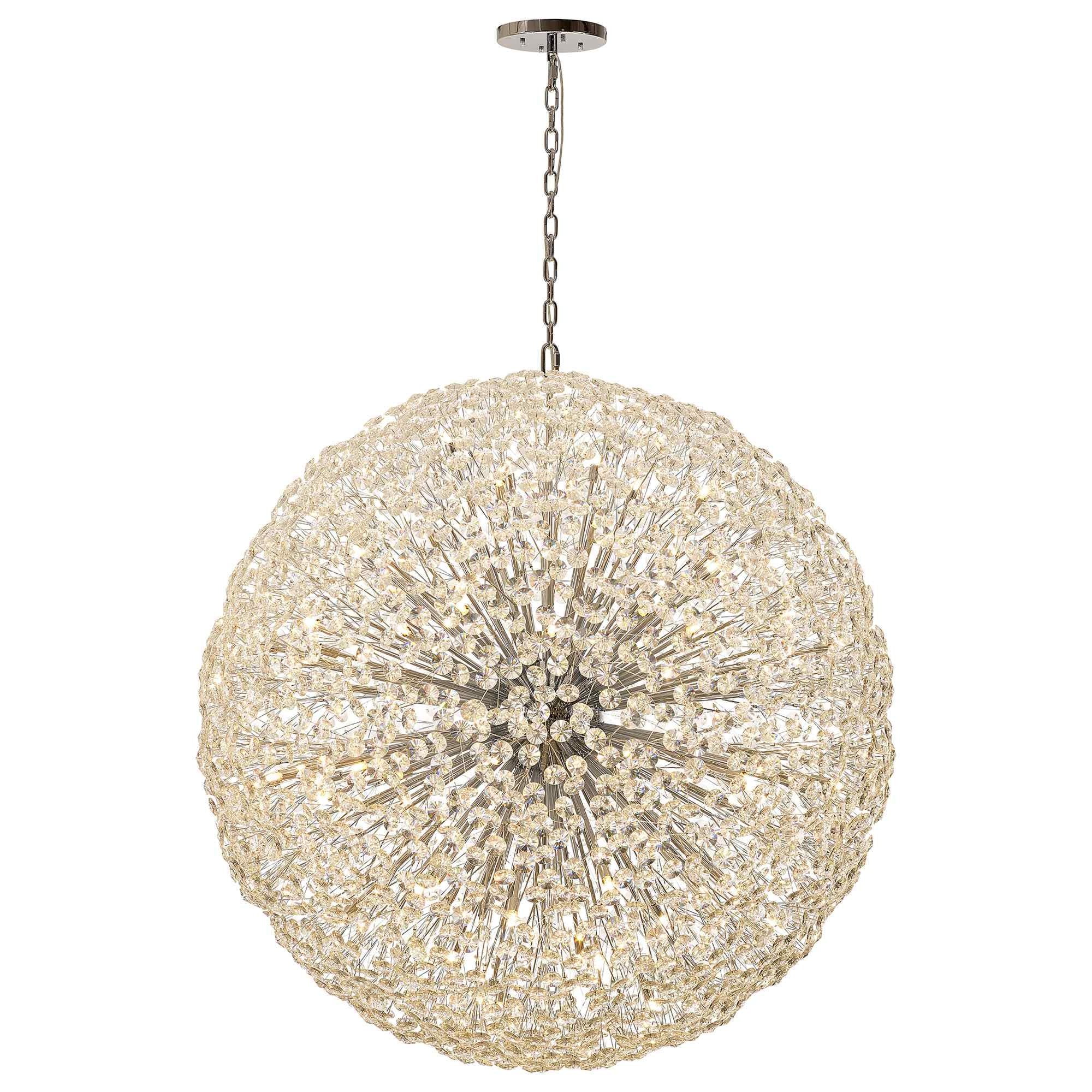 NL99799 Paris 84 Light Pendant Polished Chrome Crystal