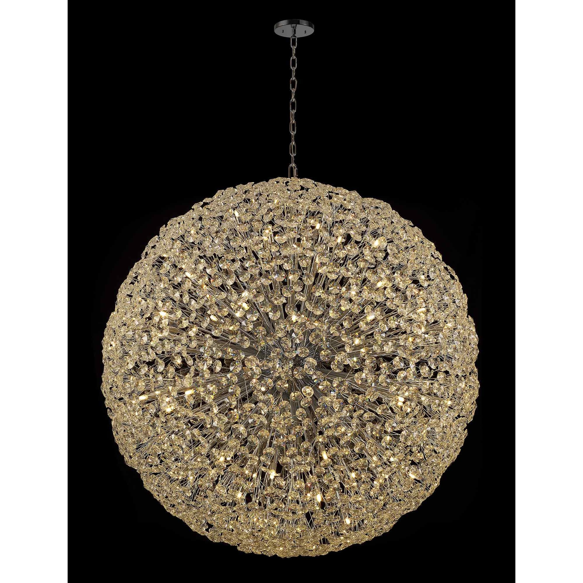 NL99799 Paris 84 Light Pendant Polished Chrome Crystal