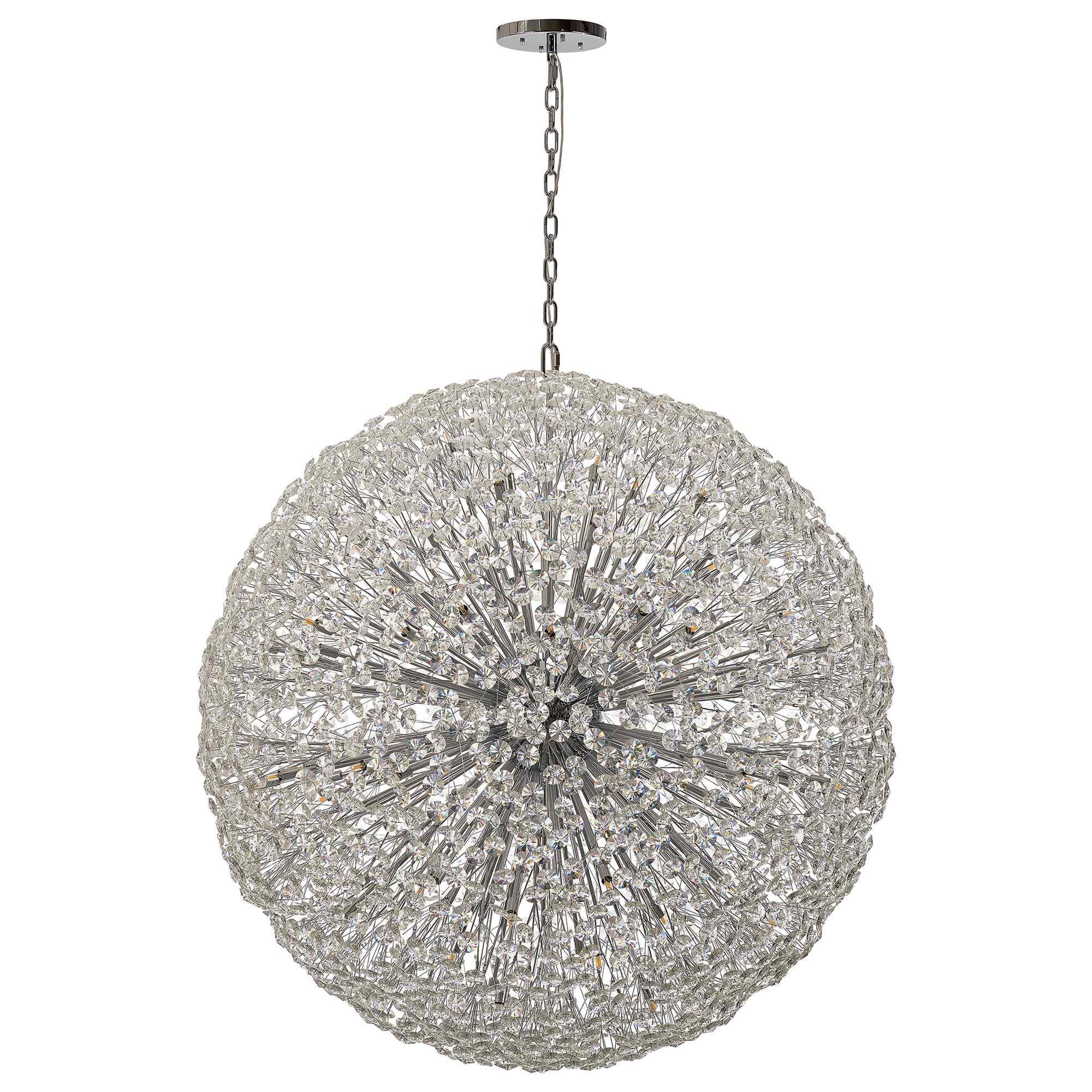 NL99799 Paris 84 Light Pendant Polished Chrome Crystal