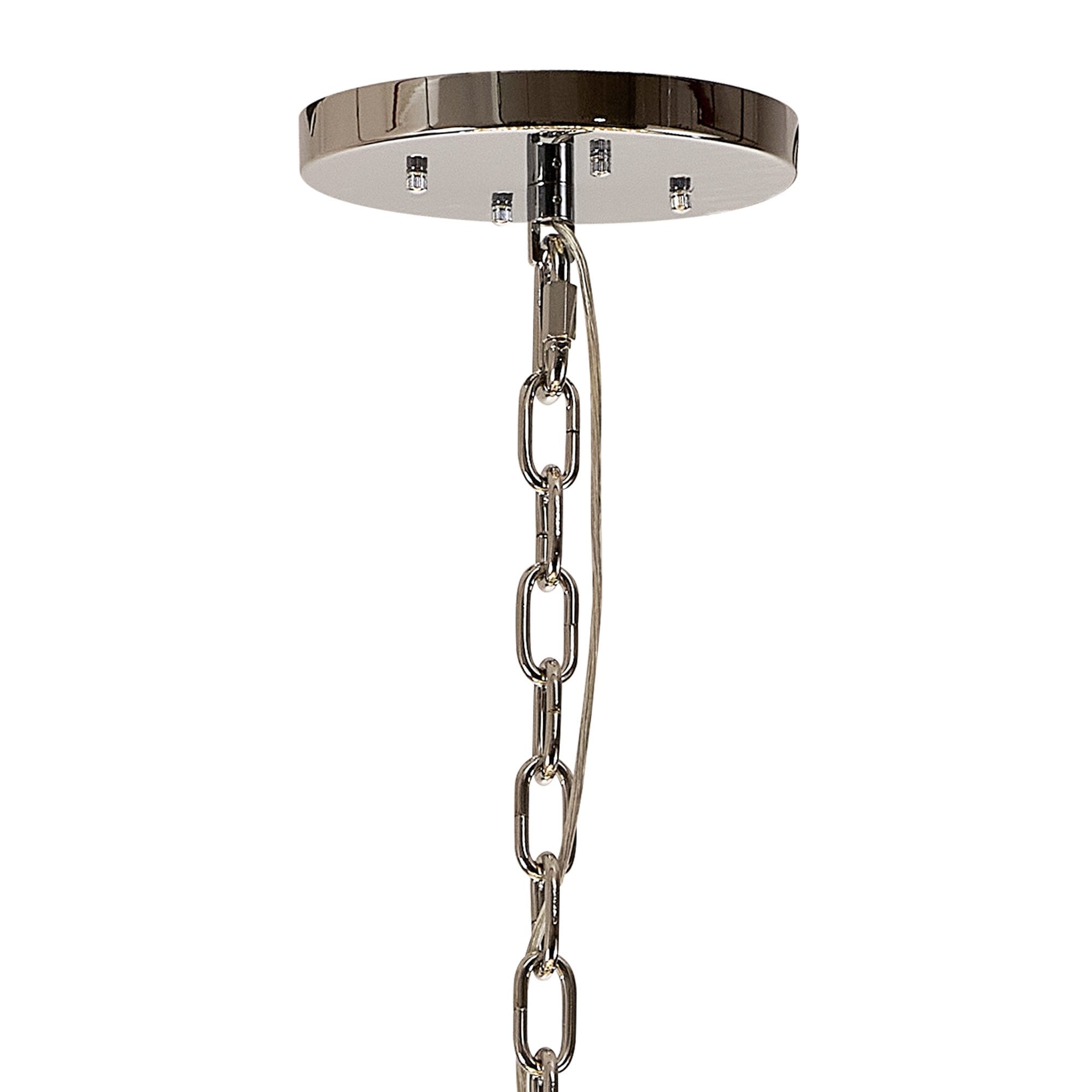 NL99799 Paris 84 Light Pendant Polished Chrome Crystal