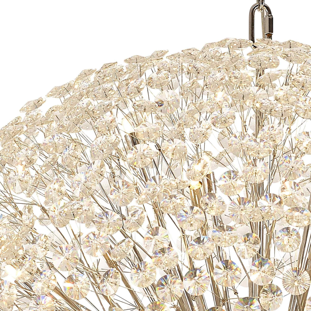 NL99799 Paris 84 Light Pendant Polished Chrome Crystal