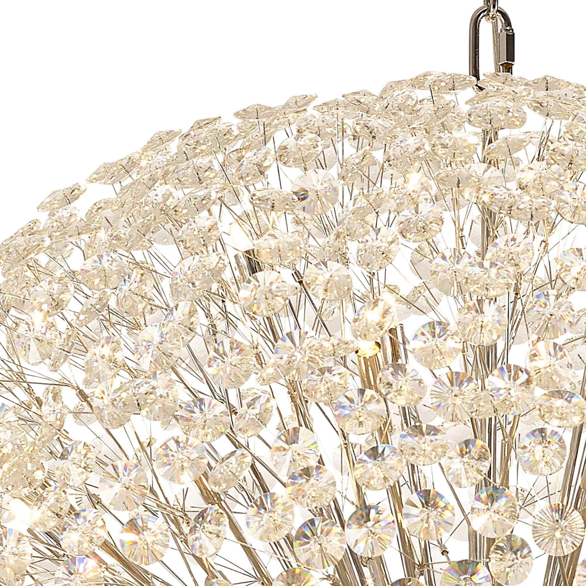 NL99799 Paris 84 Light Pendant Polished Chrome Crystal